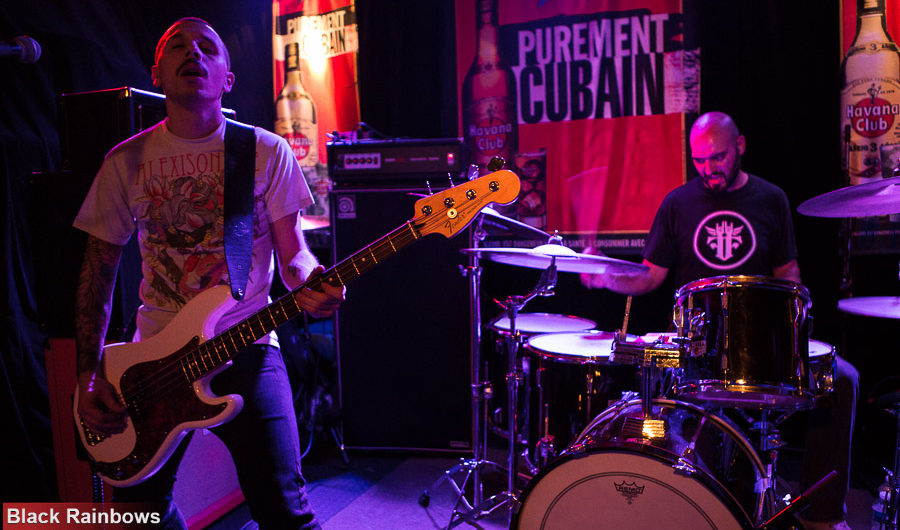 photos concerts : Black Rainbows + wheelfall + blondstone